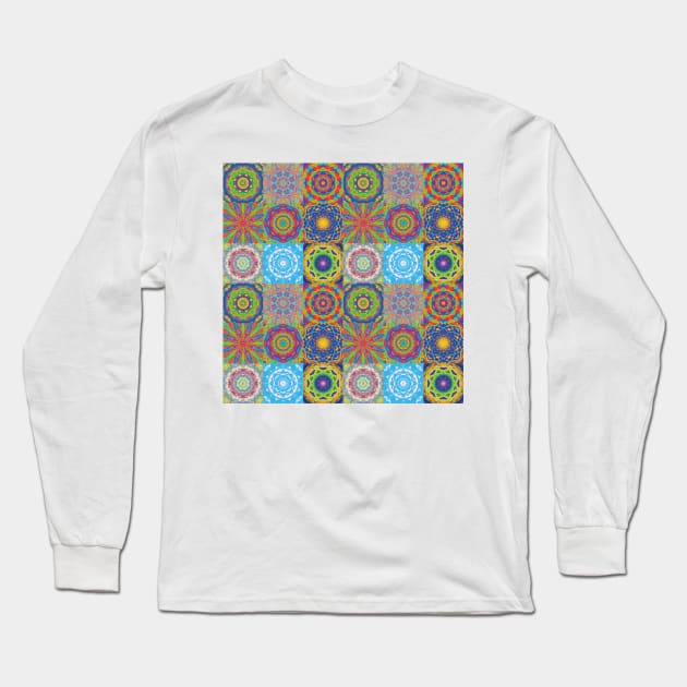 patchwork Long Sleeve T-Shirt by oddityghosting